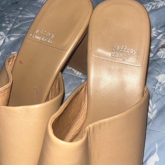 Jeffrey Campbell square toe platform mules - Picture 5 of 5